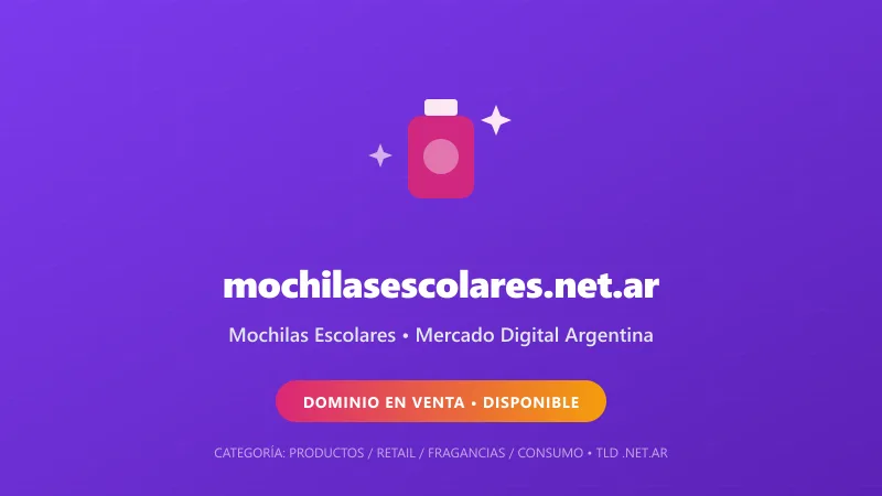 Identidad gráfica y activo digital para Mochilas Escolares en Argentina